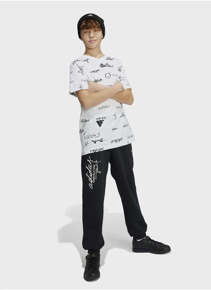 Adidas Youth Brand Love Sweatpants