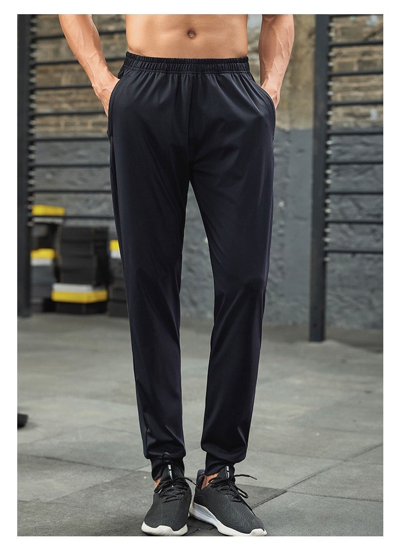 Loquat New Men's Sweatpants Outdoor Bunched Feet Trousers Casual Quick Dry High Spring Sweatpants 