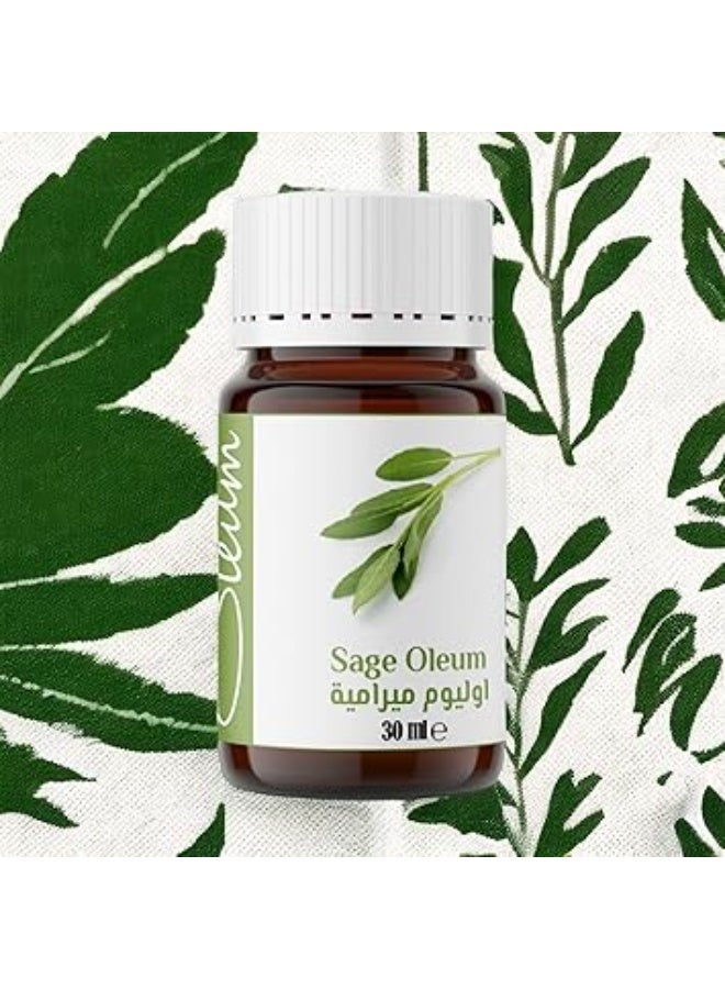 أوليوم زيت ميرامية أوليوم - 30 مل - نقي وطبيعي 100% - لتنقية البشرة وتقوية الشعر وتعزيز الاسترخاء. - Image 2