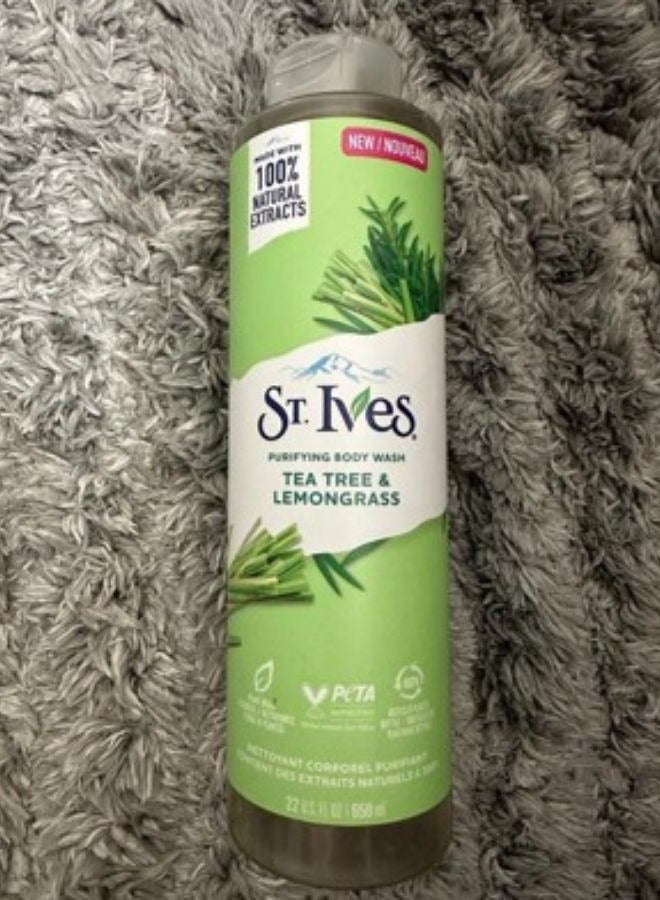 ST. Ives Purifying Tea Tree Lemongrass Body Wash 650ml - Image 3