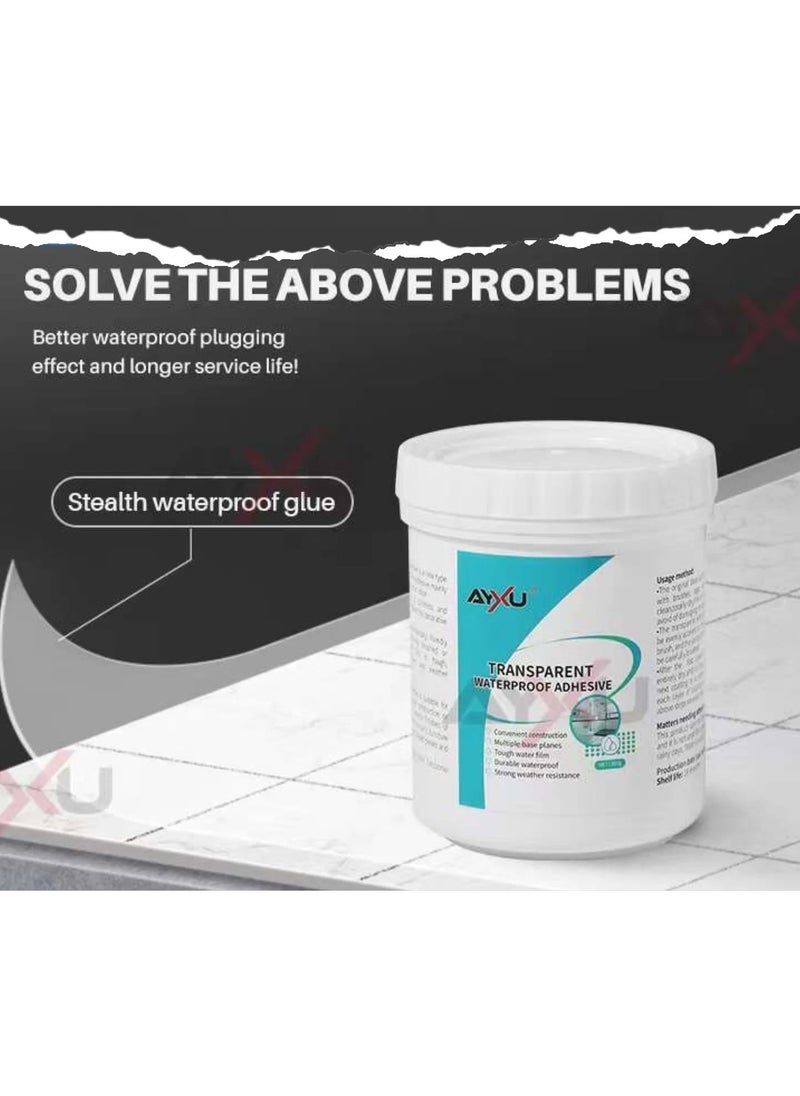 DubaiGallery Super Adhesive Transparent Waterproof Sealant Super Sticky Invisible Glue Long Lasting Sealant Adhesive Glue  - Image 2