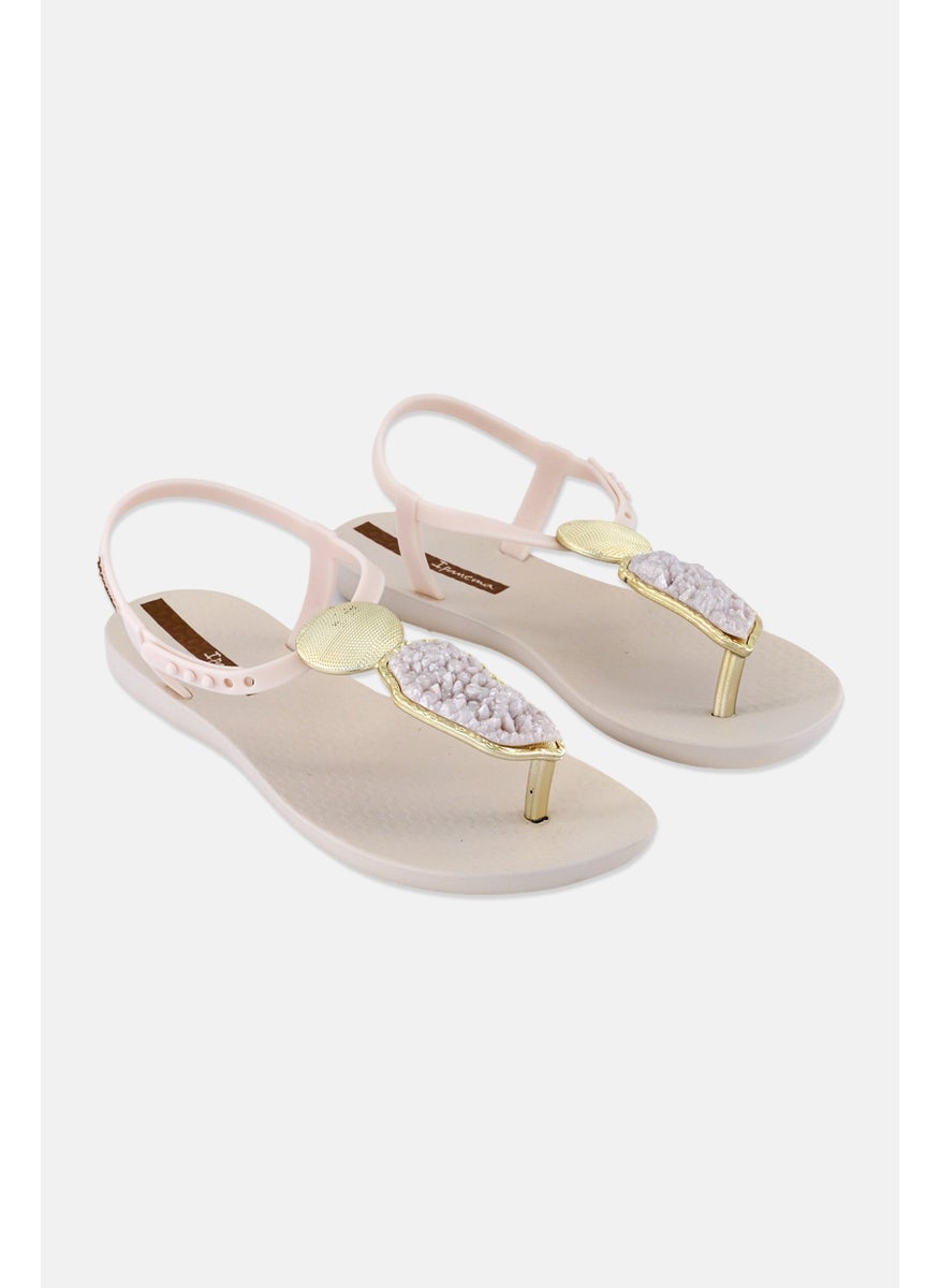 Ipanema Women Snap Fashion Sandals, Beige  - Image 1