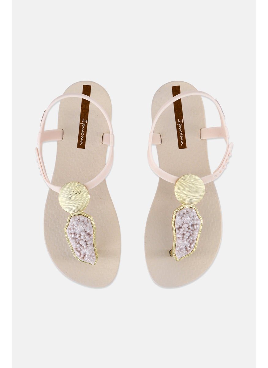 Ipanema Women Snap Fashion Sandals, Beige  - Image 2