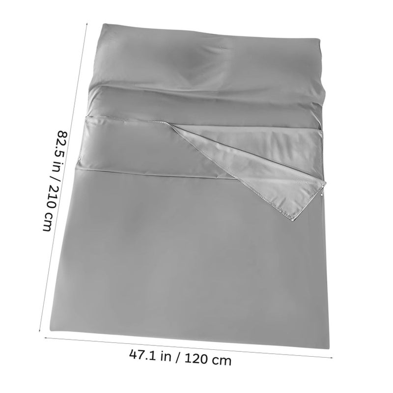Travel Sleeping Bag Liner Lightweight Hotel Sleep Sack for Backpacking - Image 3