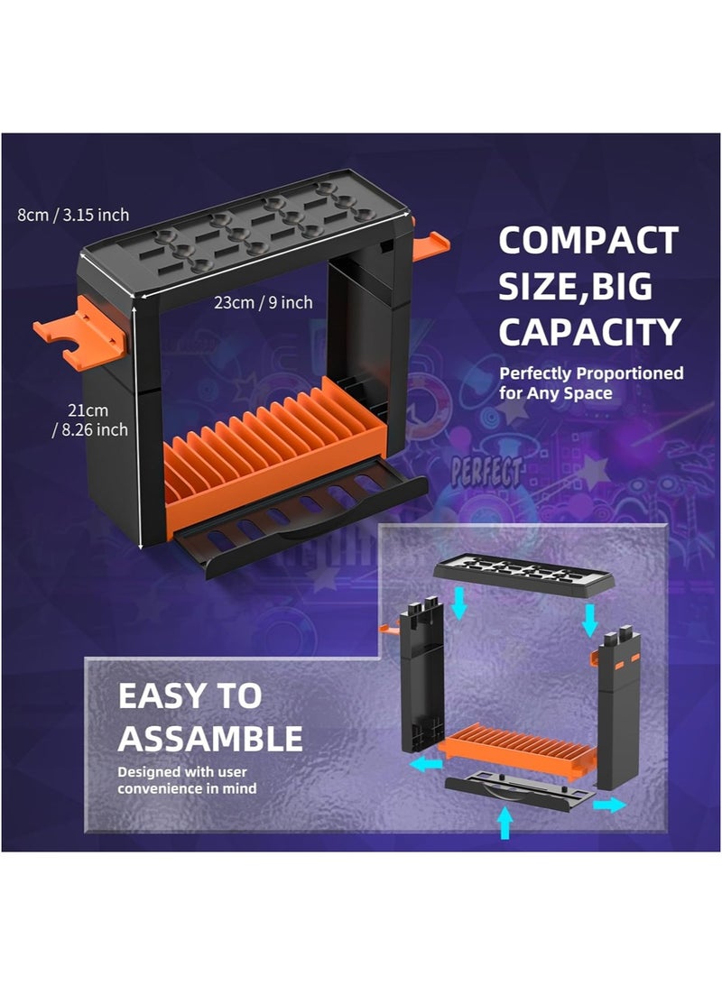 DOBE Switch Game Card Box Storage Stand with Controller Holder Game Holder Organizer for Switch Controllers,Game Discs, Headphones and Accessories - Image 4