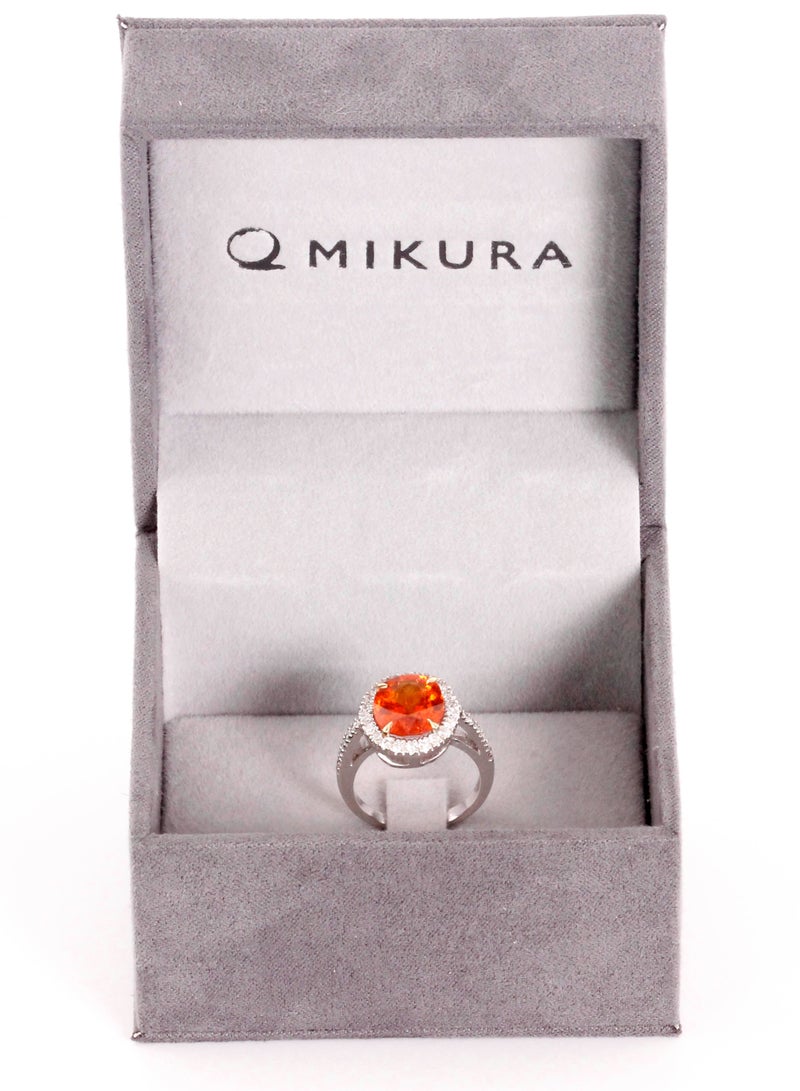 MIKURA Ring, G/H Color, VS/SI Clarity, 18KW, 32D  - Image 2
