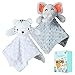 Cute Castle Security Blanket for Babies Gifts Soft Unisex Newborn Essentials for Boys and Girls Neutral Baby Stuff Snuggle Toy Baby Registry Search Shower Tiger Grey Elephant - Image 2