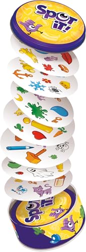 Asmodee Spot It Classic Card Game 2024 Refresh EcoSleeve Edition 5in1 Visual Perception Game for Quick Reflexes and Family Fun Ages 6 28 Players 10 Minute Playtime - Image 5