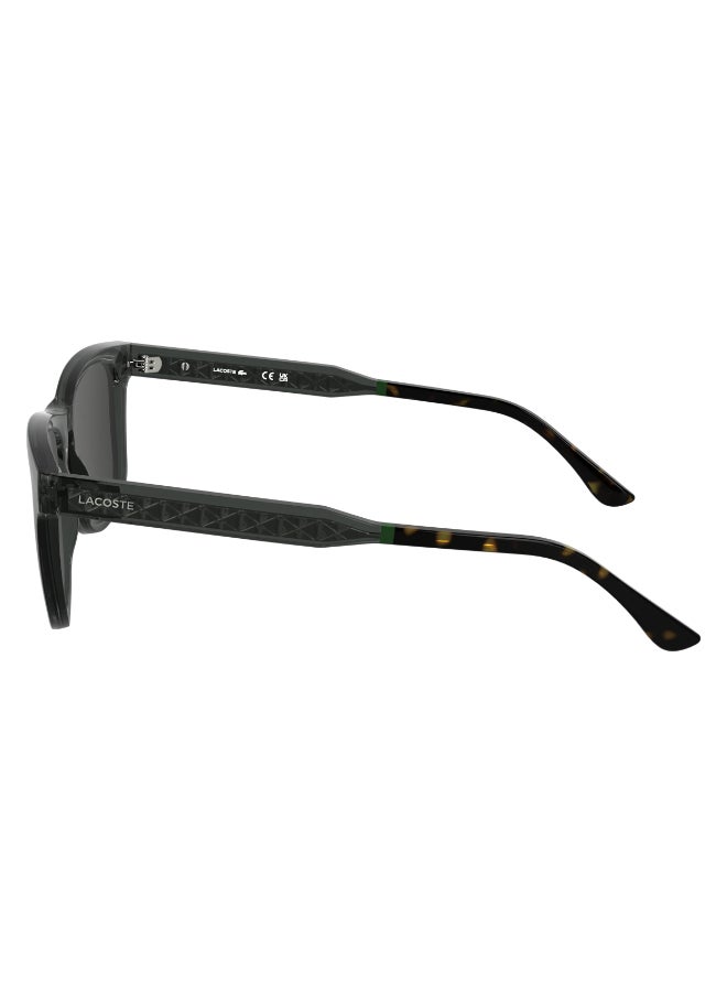 LACOSTE نظارات شمسية لاكوست كاملة الإطار L6060SN 5417 (035) شفافة رمادية داكنة - Image 1