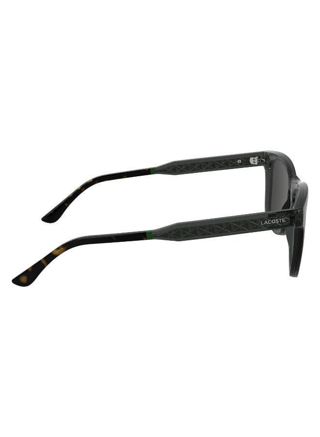 LACOSTE نظارات شمسية لاكوست كاملة الإطار L6060SN 5417 (035) شفافة رمادية داكنة - Image 5