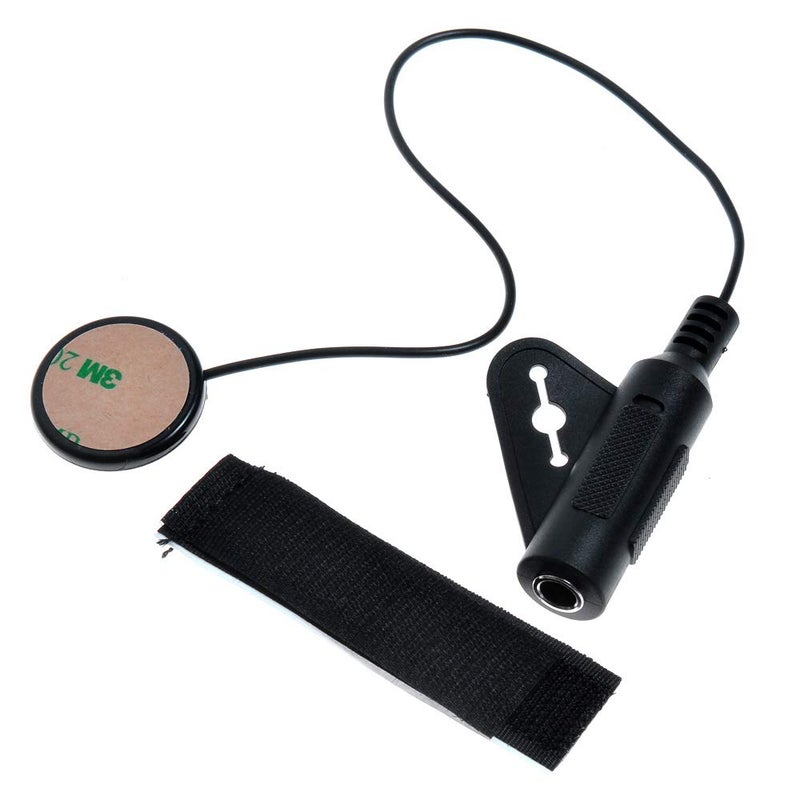 TRADERPLUS تريدر بلس 2 قطع ميكروفون بيزو للتواصل لآلة الجيتار والكمان والبنجو والماندولين واليوكوليلي - Image 3