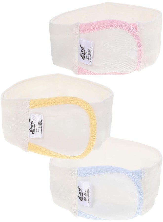 Toddmomy 3Pcs Diaper Fixing Belts Comfortable Nappy Fasteners for Adjustable Breathable Material Practical Durable Accessories Assorted Color - Image 1