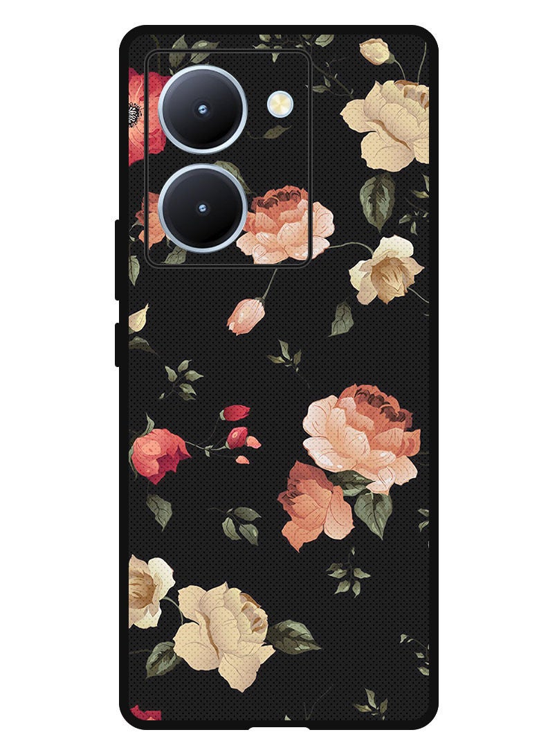 Theodor Protective Case Anti Scratch Shock Proof Bumper Cover For ViVo Y78 China Colourful Lotus  - Image 1