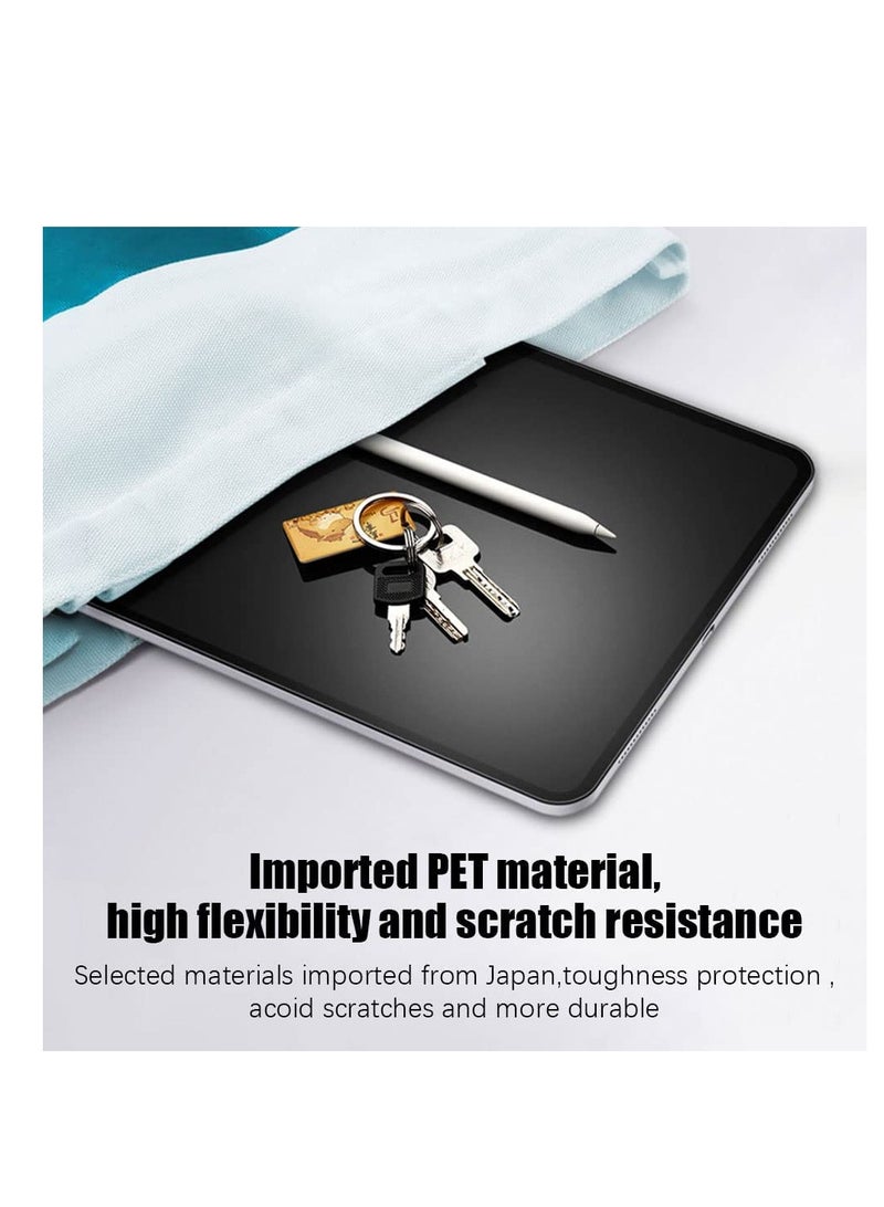 حماية شاشة ورقية 1Pack لجهاز iPad Pro 11 بوصة M4 (2024)/iPad Air 11 بوصة M2 (2024)/iPad Air 11 بوصة M3 (2025)، فيلم PET غير لامع مضاد للتوهج للرسم والكتابة كما على الورق، حساسية لمسية عالية، تركيب سهل - Image 3