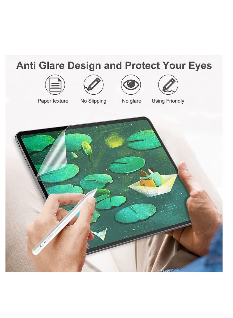 حماية شاشة ورقية 1Pack لجهاز iPad Pro 11 بوصة M4 (2024)/iPad Air 11 بوصة M2 (2024)/iPad Air 11 بوصة M3 (2025)، فيلم PET غير لامع مضاد للتوهج للرسم والكتابة كما على الورق، حساسية لمسية عالية، تركيب سهل - Image 5