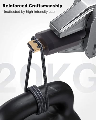 Duttek Micro HDMI to HDMI Coiled Cable 1FT-4FT, HDMI to Micro HDMI Adapter Cable Extreme Slim/Thin 4K, 3D for Camera, Raspberry Pi 5 4, GoPro Hero 7/6 - Image 4