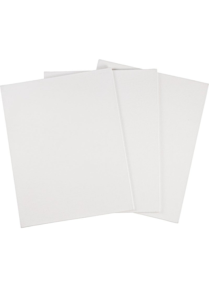 Fredrix FREDRIX Artist Series Primed Canvas Panels Individually Wrapped 11 x 14 Pack of 3  - Image 2