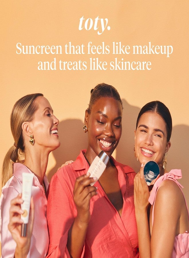 toty. Toty by Sofia Vergara - lumina CC Cream SPF 50+, 100% Mineral Color Correcting Cream - Medium Coverage Foundation & Broad Spectrum Sunscreen for Face - Non Comedogenic - 3C PEBBLE BEIGE - Image 5
