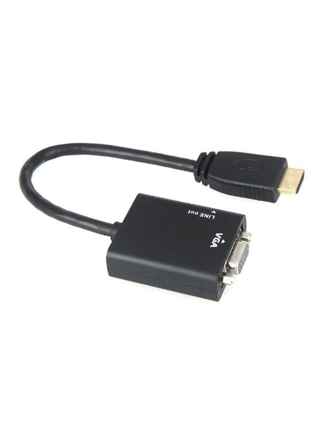 NIBEMINENT HDMI To VGA Cable Black - Image 1