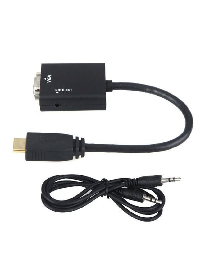 NIBEMINENT HDMI To VGA Cable Black - Image 3