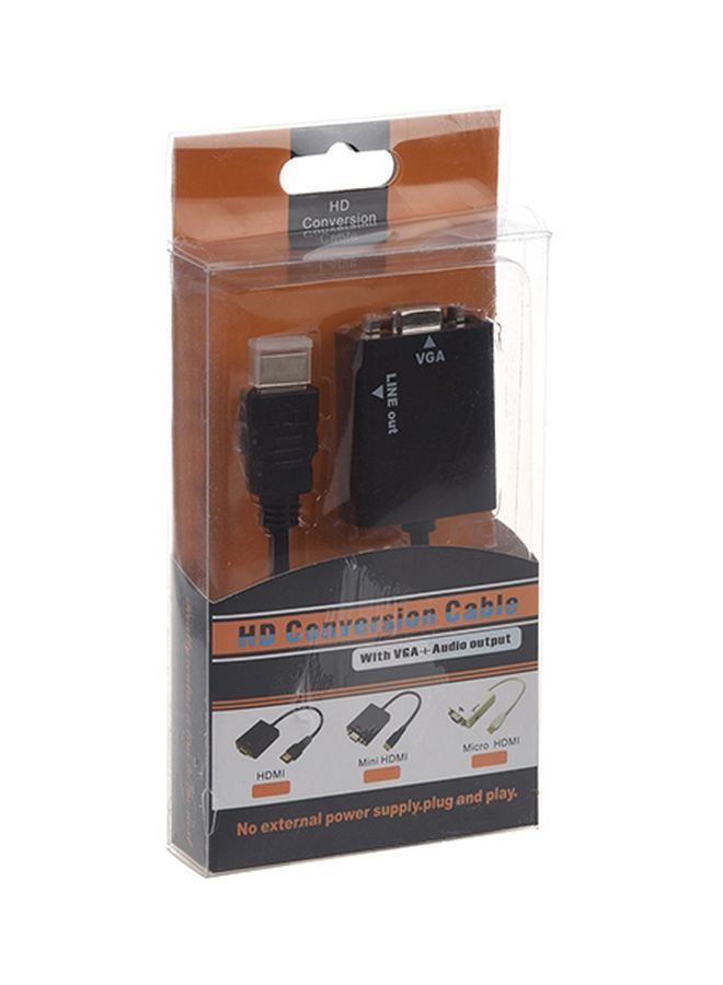 NIBEMINENT HDMI To VGA Cable Black - Image 5