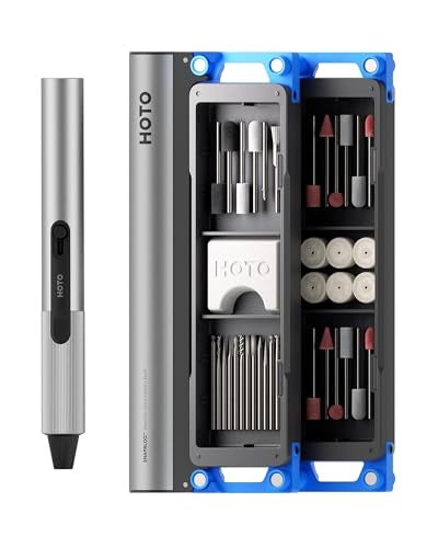 HOTO SNAPBLOQ RA04 Mini Rotary Tool Kit Cordless or Corded Brushless Precision Engraving Pen 22000RPM Variable Speed 38 Accessories for 3D Printer Sanding Polishing Drilling Carving DIY Craft - Image 1