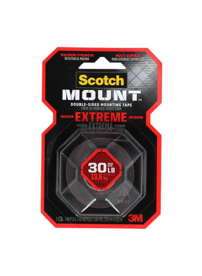 Scotch  Extremely Strong Double-Sided Mounting Tape Red and Grey 1 x 60inch - Image 1