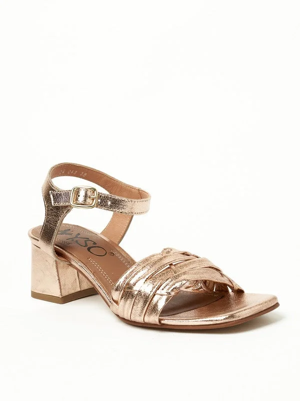 ييزو صنادل نسائية بكعب متوسط - كعب مريح وأنيق للسيدات والفتيات