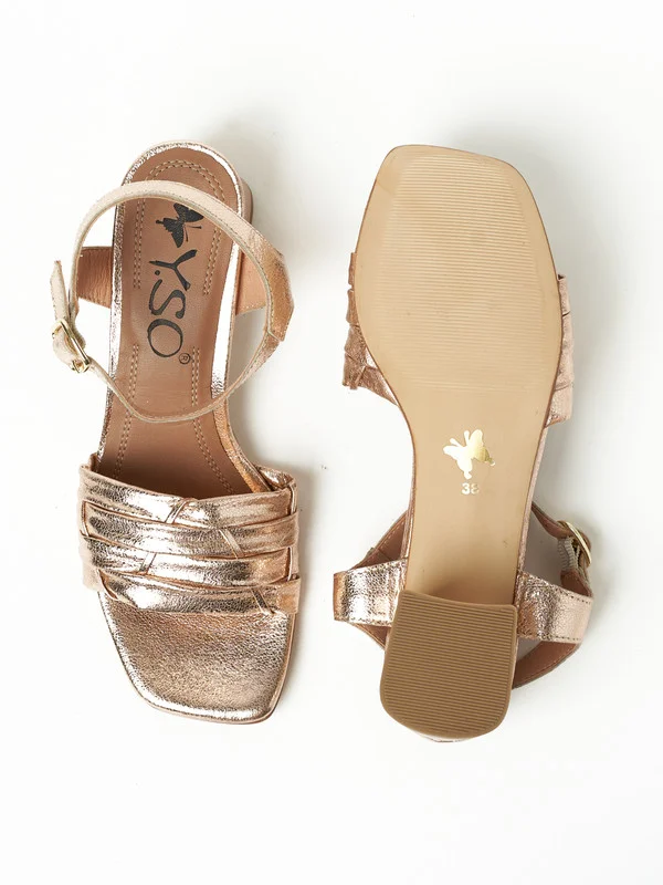 Y.so Women's Mid Heel Sandals – Comfortable & Stylish Heels for Ladies and Girls