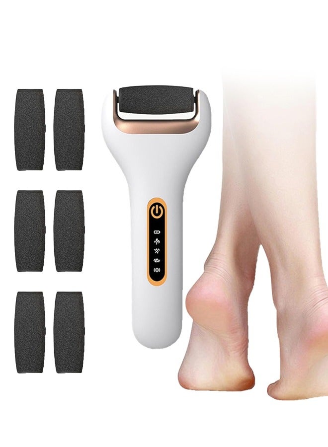 Generic Electric Callus Remover for Feet with 3 Grinding Head,Rechargeable Foot Scraper, Pedicure Machine, Washable Callus Remover Tools, Foot Scrubber File, Professional Pedicure Tools  - Image 1