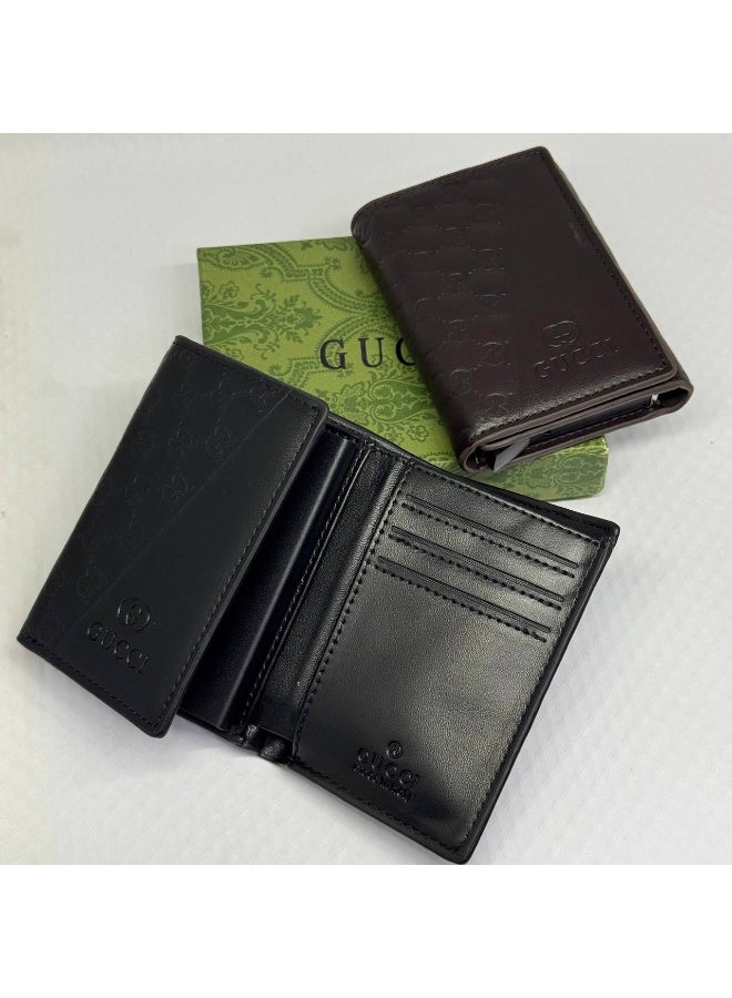 GUCCI wallet leather gucci black - Image 2