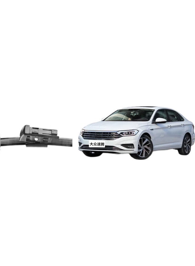 YITU Volkswagen Sagitar Dedicated Frameless Wiper Blades, Sagitar Model To Present], Sagitar Wipers, Original Size Wiper Blades (1 Pair), A-Grade Rubber Strip - Image 3