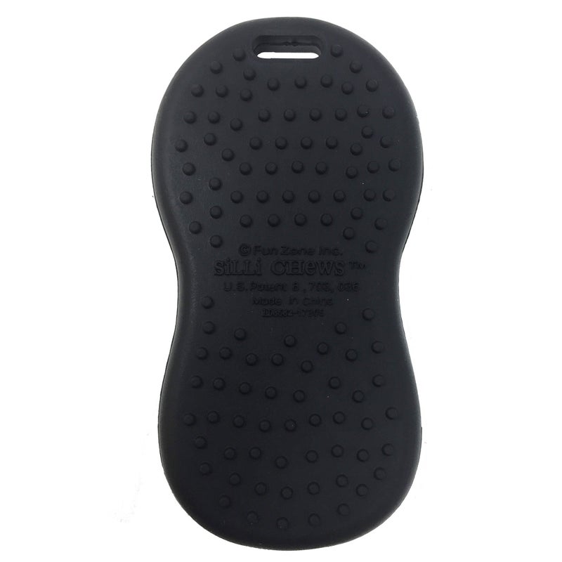 Silli Chews Baby Remote Control Teething Toy | Realistic Remote Teether for Baby | Unisex Fake Pretend Play TV Controller Toddler Chewmote Funny Remote Shape Teether Infant Silicone Teething Toy Black - Image 3