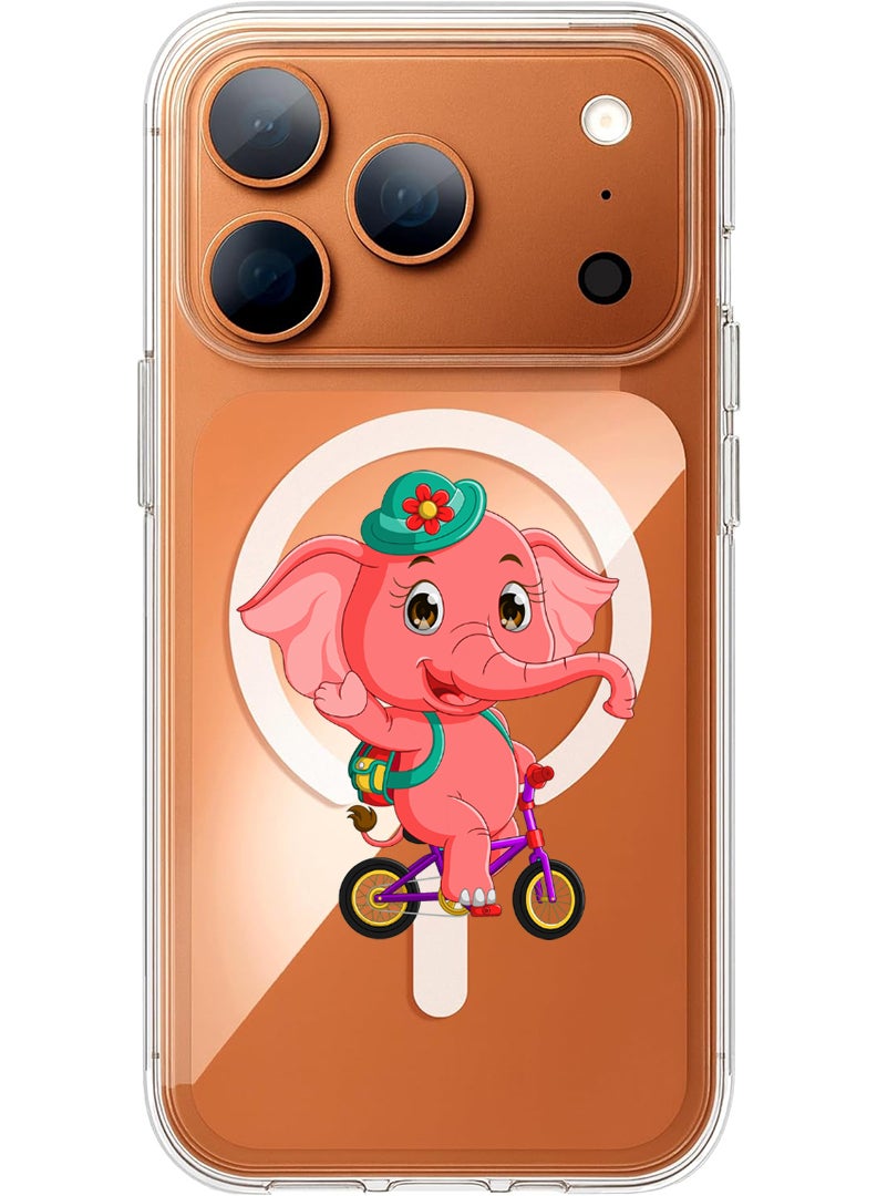 Theodor Magnetic Case for Apple iPhone 17 Pro Compatible with MagSafe Wireless Charging, Shockproof Phone Bumper Cover - Pisces - Image 1