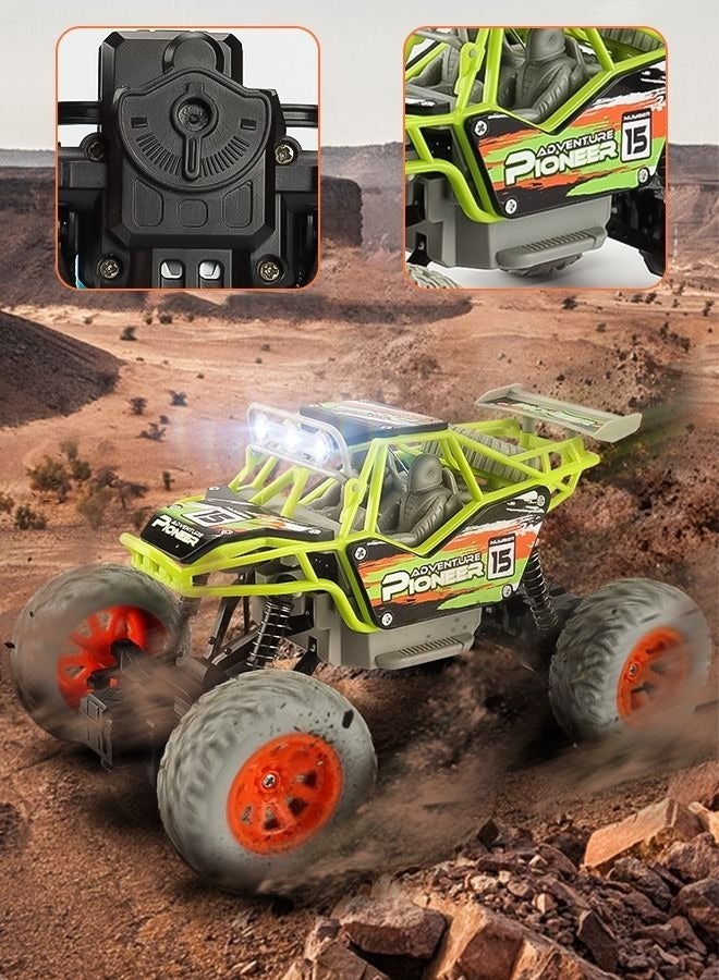 MIXDE RC Cars,1:20 Scale Electric Toy All Terrain Remote Control Racing Car, Racing Cars Electric Vehicle,Kids Outdoor Toys Fast Racing Buggy Toy with Led Lights and Rechargeable Battery - Image 3
