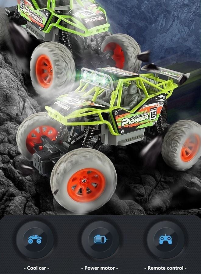 MIXDE RC Cars,1:20 Scale Electric Toy All Terrain Remote Control Racing Car, Racing Cars Electric Vehicle,Kids Outdoor Toys Fast Racing Buggy Toy with Led Lights and Rechargeable Battery - Image 2