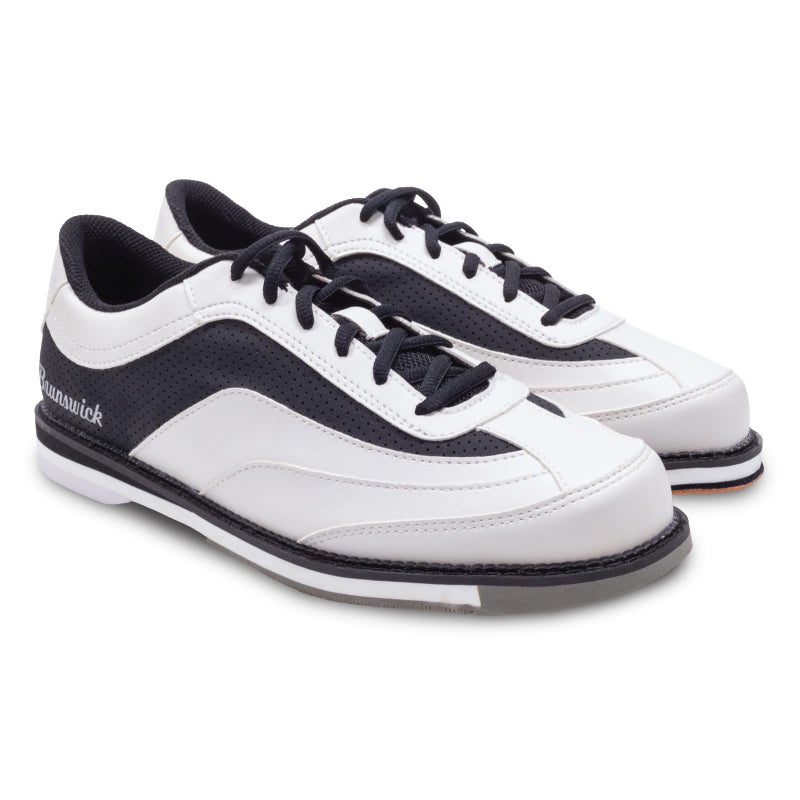 Brunswick Rampage Mens Bowling Shoes (White/Black, us_Footwear_Size_System, Adult, Men, Numeric, Medium, Numeric_12) - Image 4