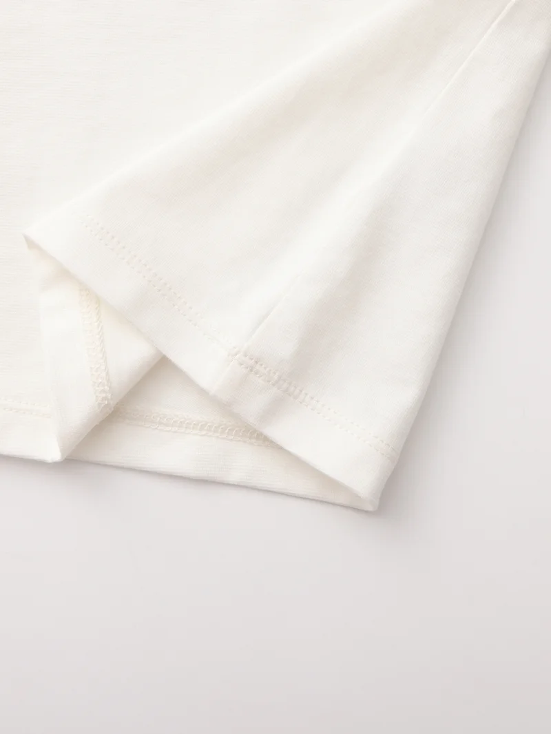 Balabala White Kids Girls Lapel long sleeve T-shirt for Women | Best Price UAE