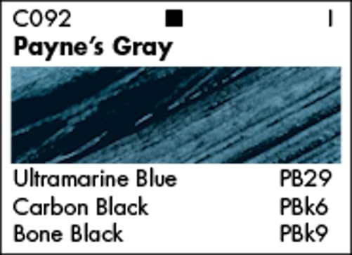 Grumbacher 90-ml Metal Tube Academy Acrylic Paint, Gloss, Payne's Gray - Image 2