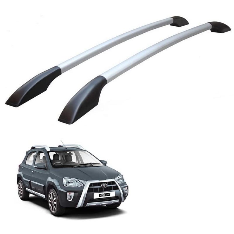 SPREADX Car Non-Drilling Metal Roof Rail Set Suitable for Etios Cross - Image 1