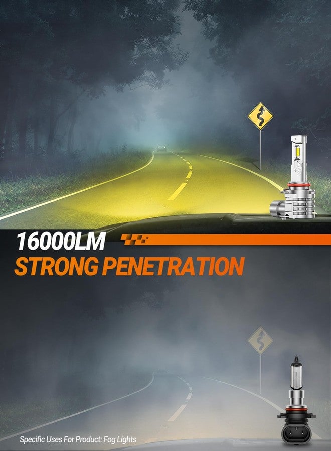 SEALIGHT XF4 H10Y Fog Lights 16000LM - Image 2