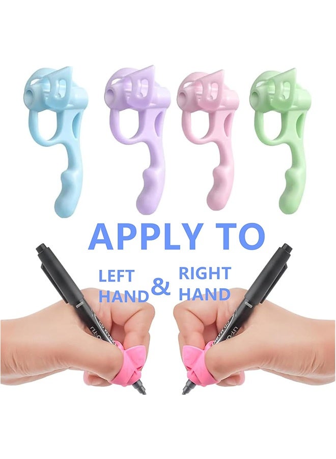 Lemon 8 Pack Pencil Grips for Kids Handwriting, Pencil Grippers, Toddler Pencil Grip Pencil Holder for Kids, Finger Grips Posture Correction Writing Tool for Toddlers Preschooler Training - Image 5