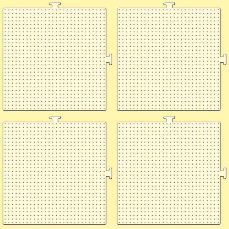 Perler Mini Beads Square Mini Pegboard Set, 4 pcs - Image 2