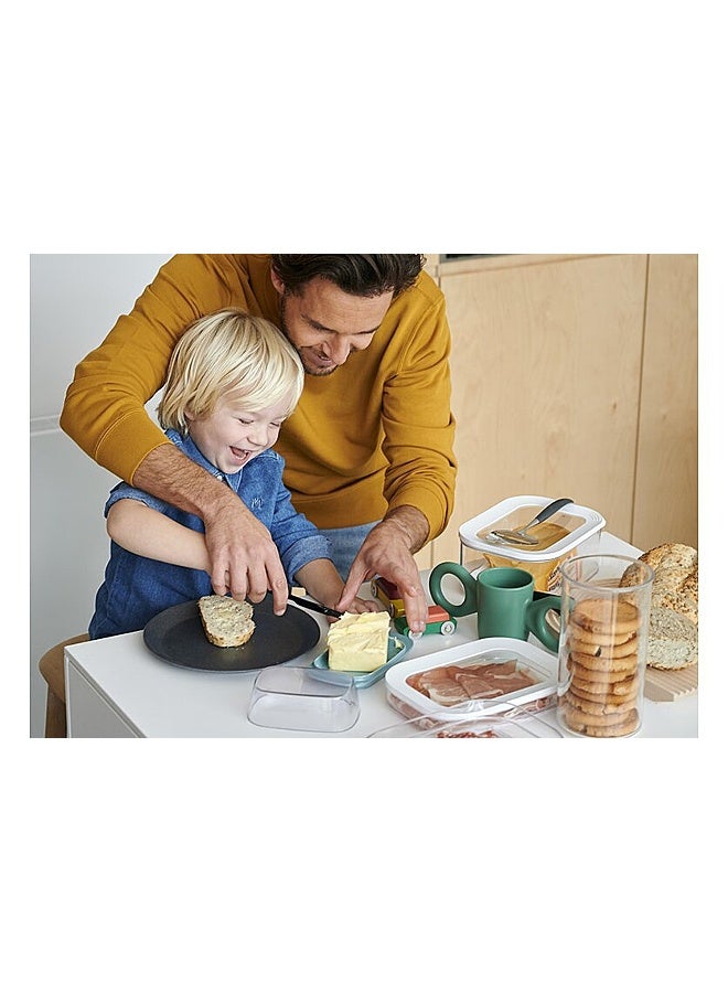 Mepal, MODULA Cheese Box for Cheddar or Mozzarella with Transparent Lid, Airtight, Portable, BPA Free, Holds 68 oz, 1 Count - Image 2