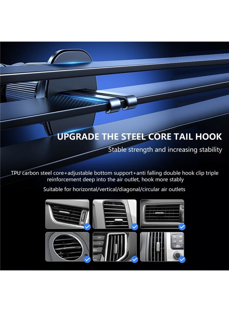 SYOSI Magnetic Car Phone Holder Mount, 360° Rotating Cell Phone Stand with 16Pcs N52 Magnets for All Smartphones & Car Models,Strongest Suction & Stable Arm(Black) - Image 5