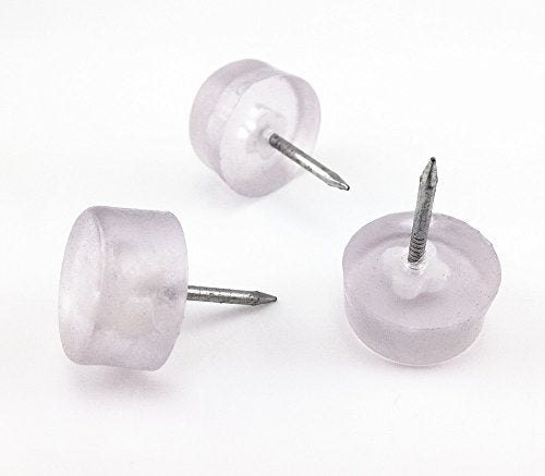 Yueton 50pcs 20mm Anti-Slip Rubber Pad Furniture Chair Leg Feet Pads Table Wood Floor Protectors (Clear) - Image 4