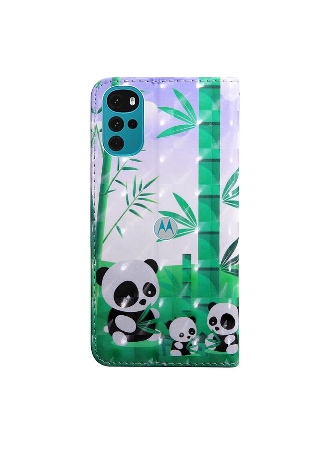 S-TOP Case For Motorola Moto G22 3D Painting Pattern Coloured Drawing Leather Phone Case - Image 3