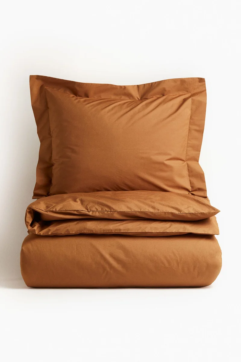 H&M Single cotton percale duvet cover set
