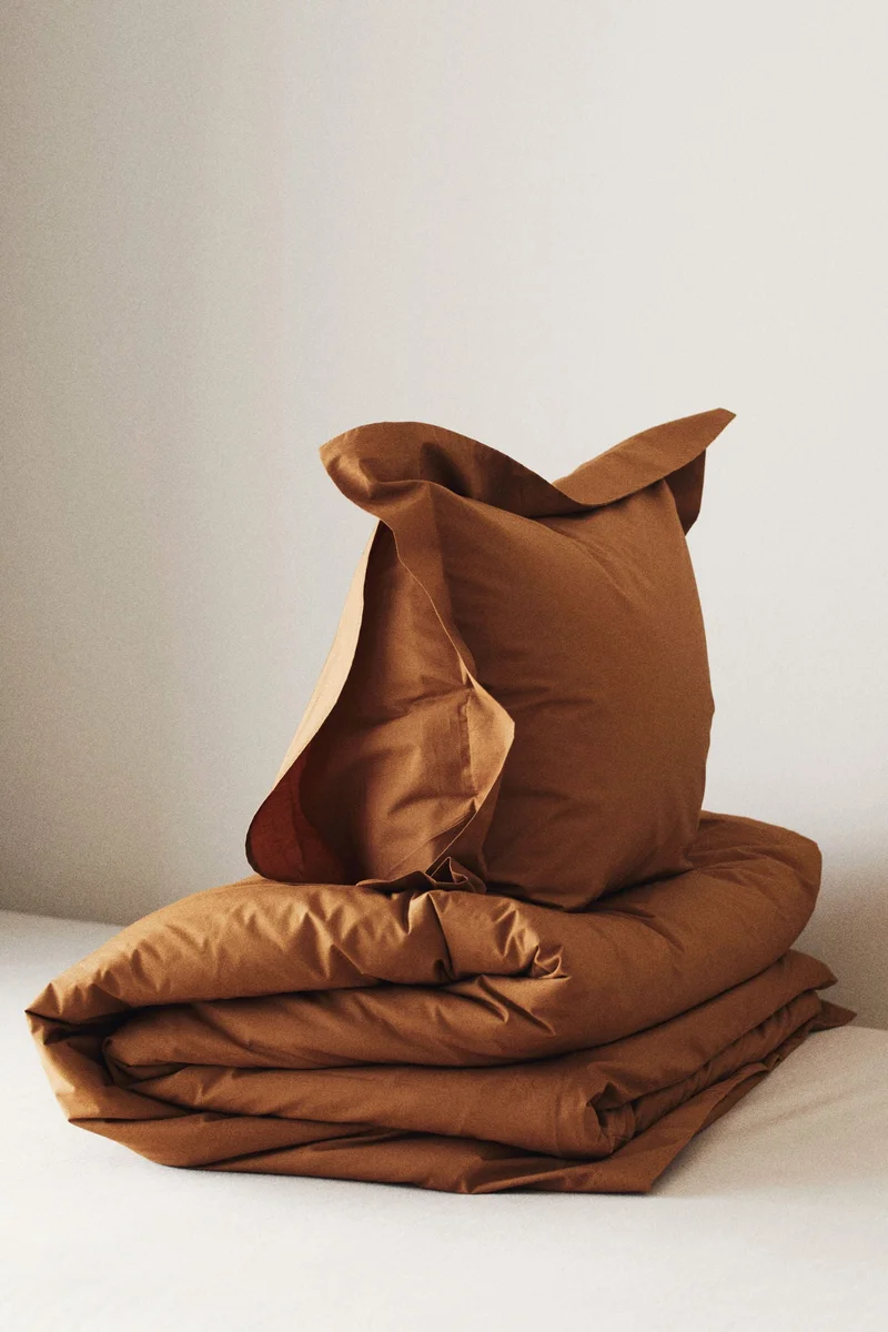 H&M Single cotton percale duvet cover set