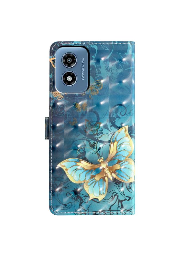 S-TOP Case For Motorola Moto G Play 2024 3D Pattern Leather Phone Case - Image 3